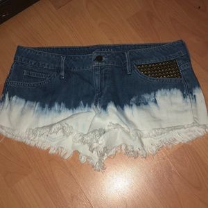 Ombré Jean Shorts